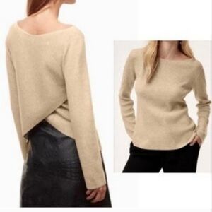 Beige Crew Neck Sweater